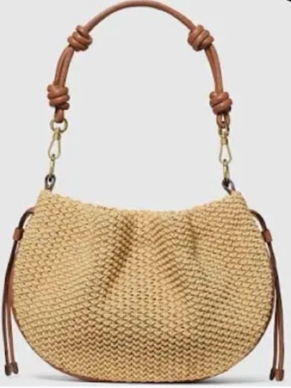 Kate Spade- Pinch Straw Shoulder Bag